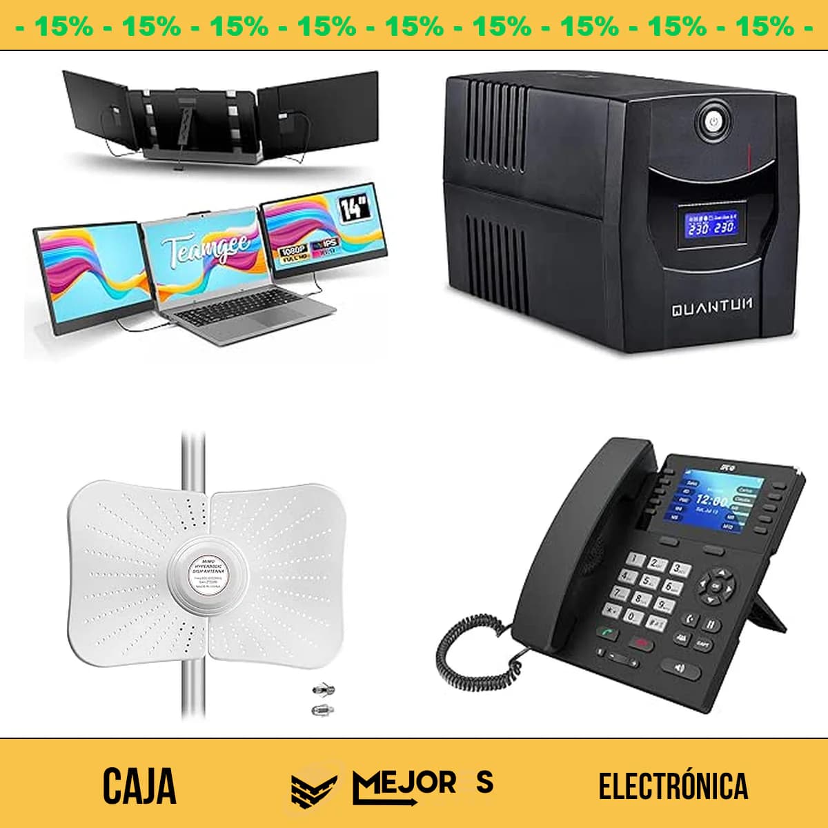 Caja de 63 Electrónicos Sin Revisar