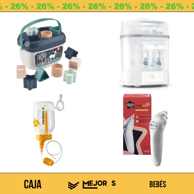 Caja de 35 Artículos para Bebé Sin Revisar