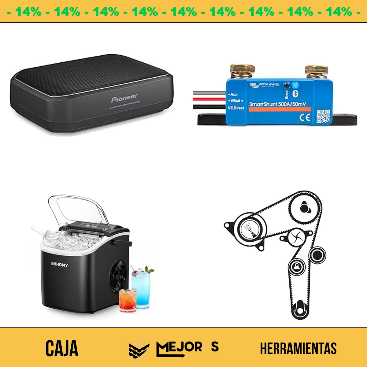 Caja de 28 Herramientas Sin Revisar