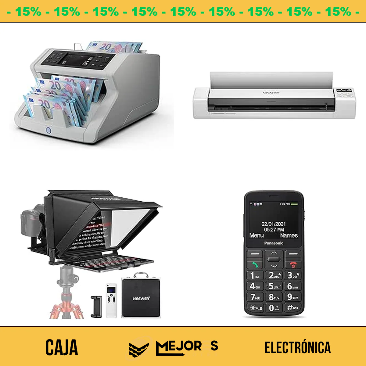 Caja de 61 Electrónica Sin Revisar