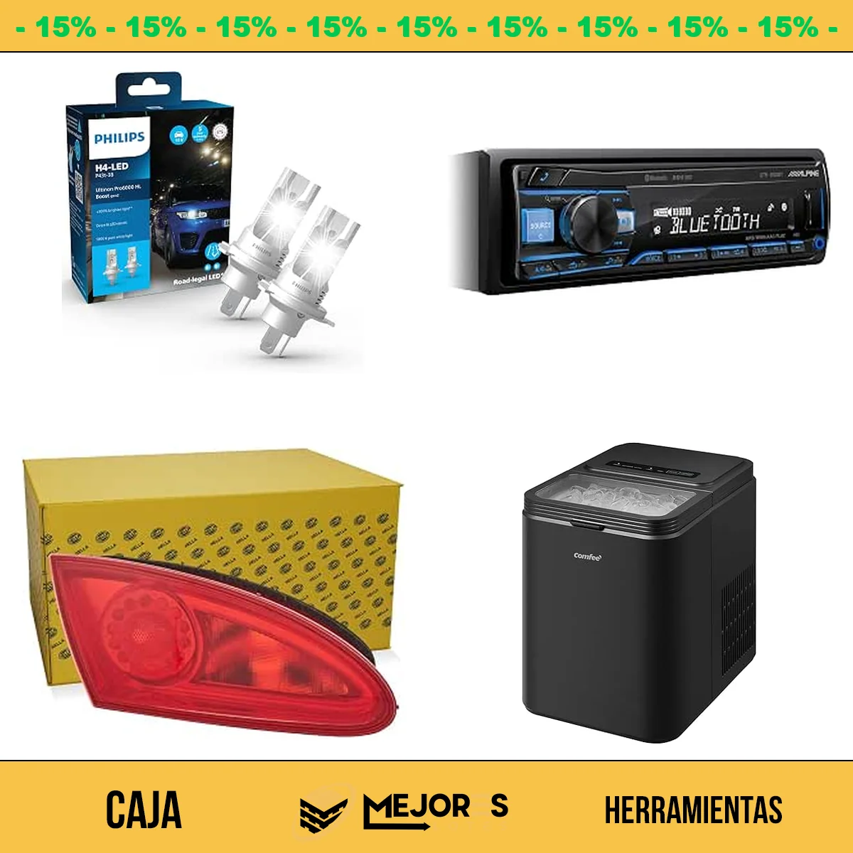 Caja de 28 Herramientas Sin Revisar