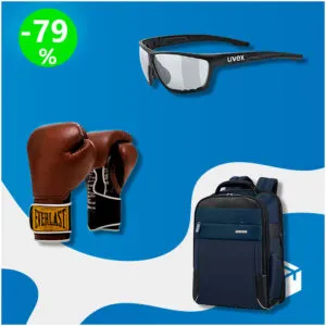 Caja de 12 productos de Deporte y Ropa sin revisar