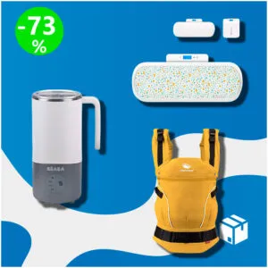 Caja de 18 productos de Bebé sin revisar