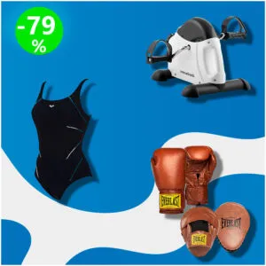 Caja de 28 productos de Deporte y Ropa sin revisar