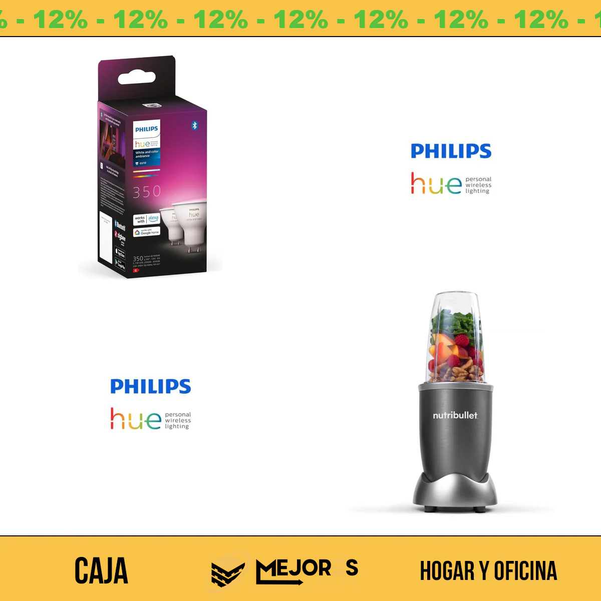 Caja de 33 Items Sin Revisar, Hogar y Oficina