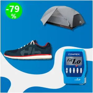 Caja de 28 productos de Deporte y Ropa sin revisar