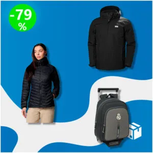 Caja de 41 productos de Deporte y Ropa sin revisar