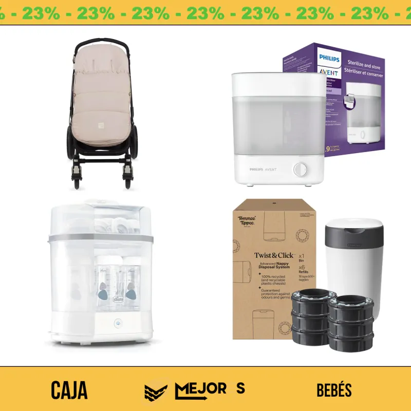 Caja de 25 Artículos para Bebé Sin Revisar