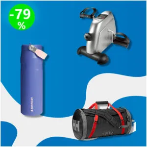 Caja de 35 productos de Deporte y Ropa sin revisar