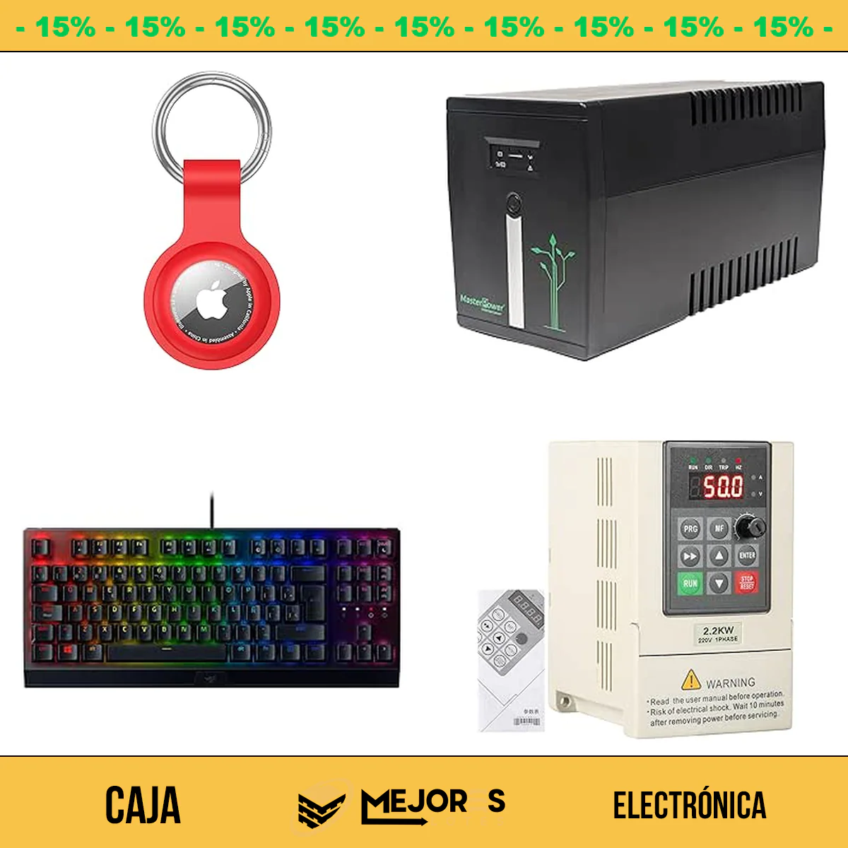 Caja de 57 Electrónicos Sin Revisar