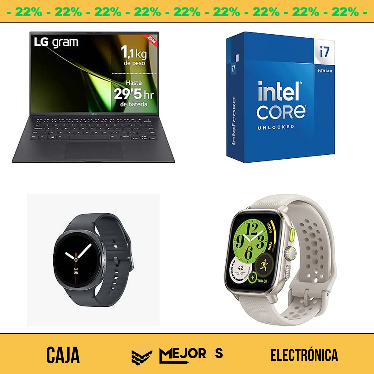 Caja de 86 Electrónica Sin Revisar