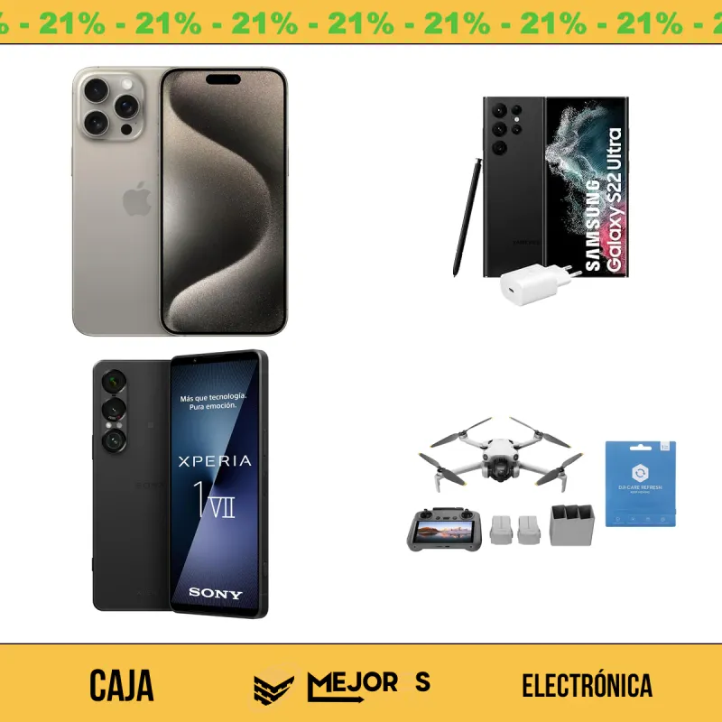 Caja de 52 Electrónicos Sin Revisar