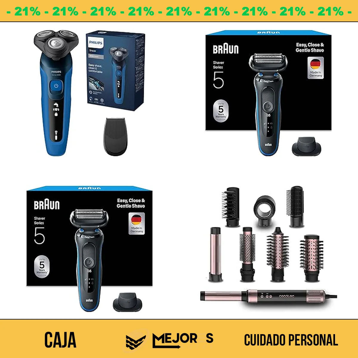 Caja de 41 Cuidado Personal Sin Revisar