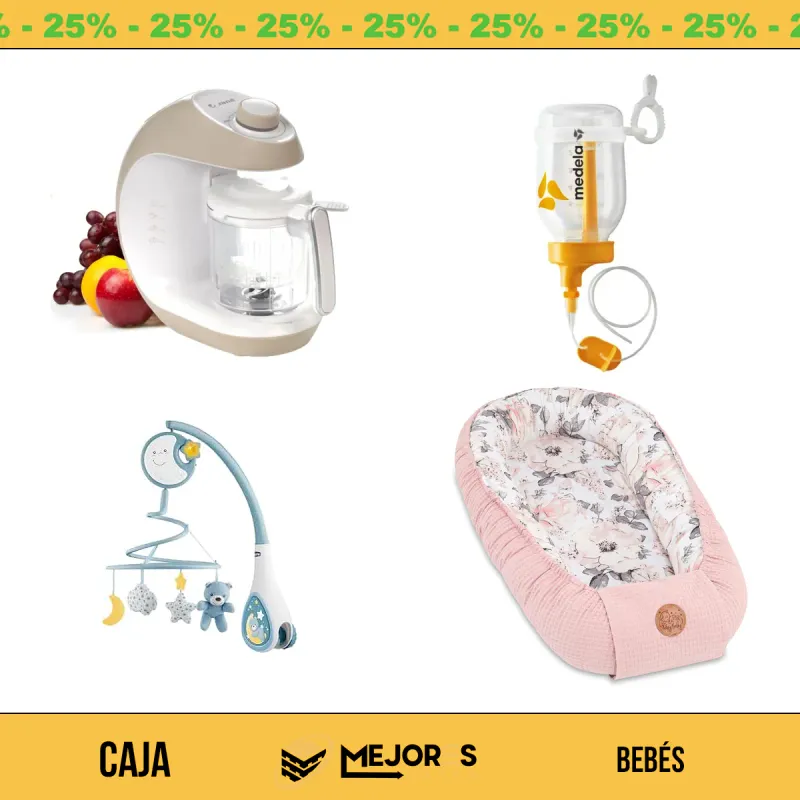 Caja de 36 Artículos para Bebé Sin Revisar