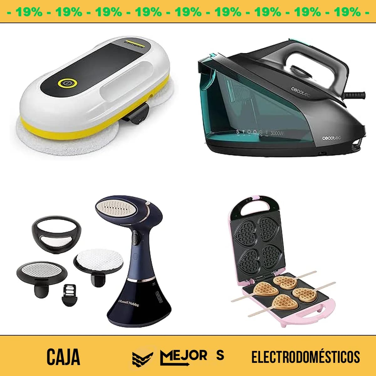 Caja de 25 Electrodomésticos Sin Revisar