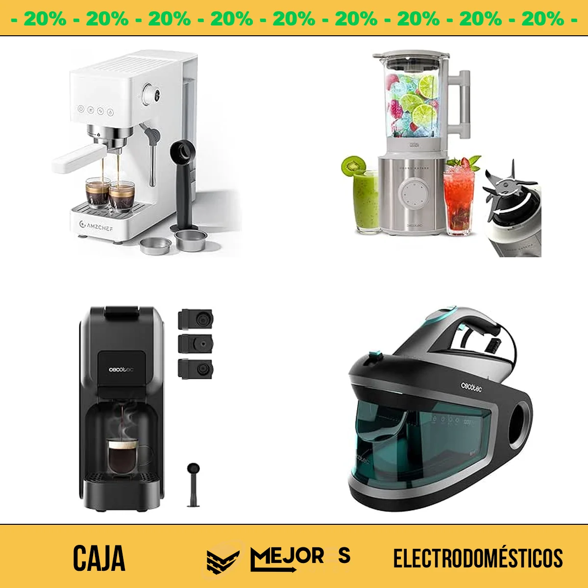 Caja de 8 Electrodomésticos Sin Revisar