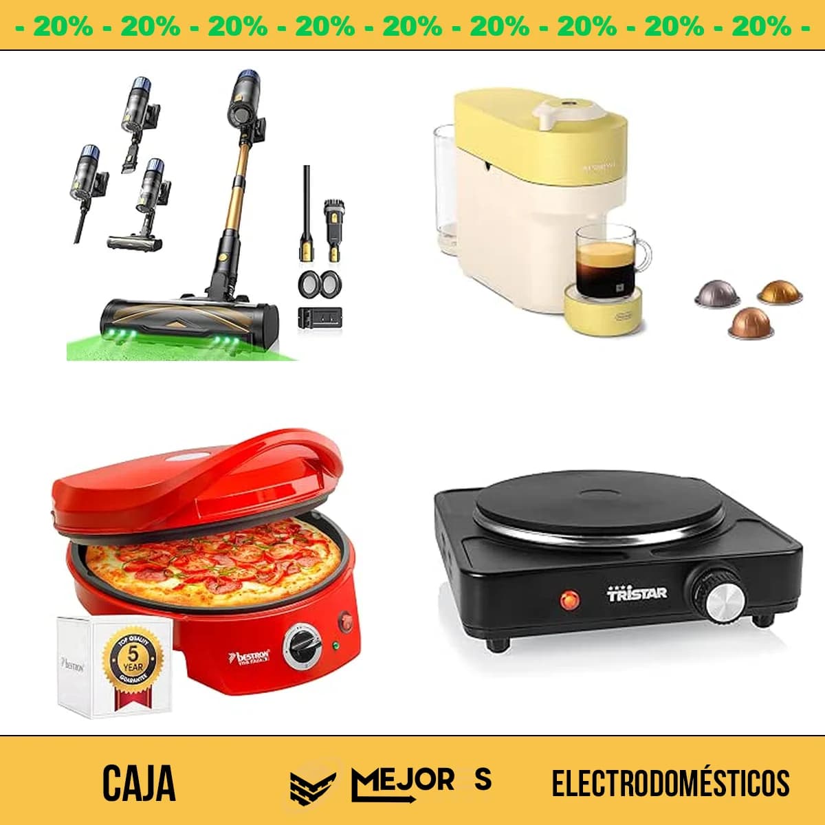Caja de 8 Electrodomésticos Sin Revisar
