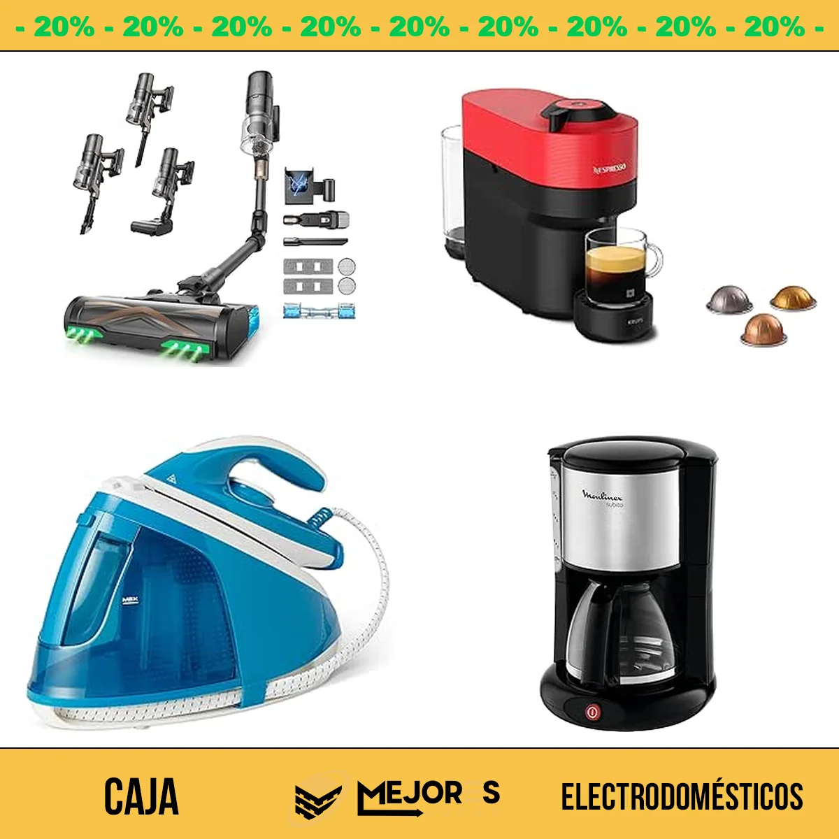 Caja de 10 Electrodomésticos Sin Revisar
