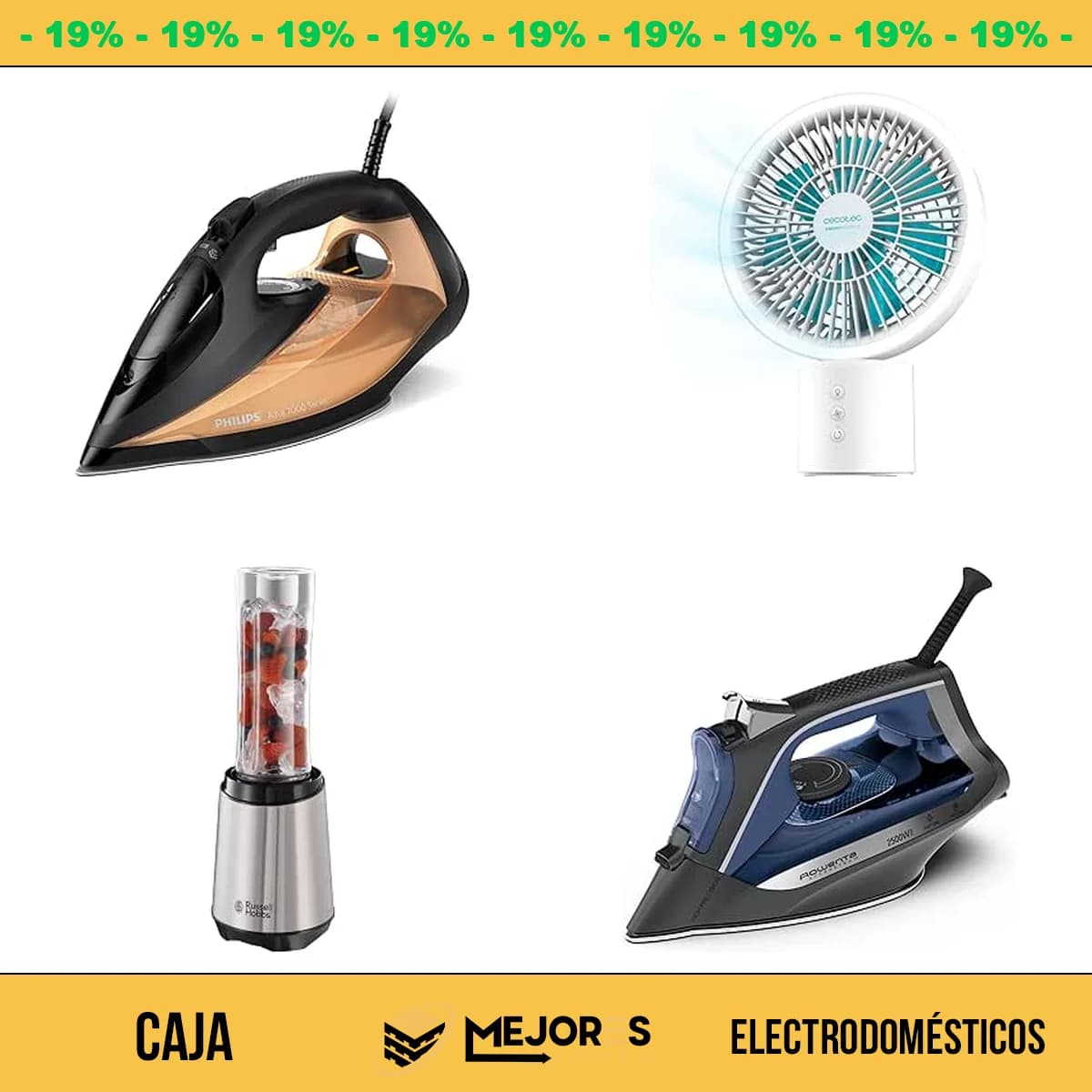 Caja de 20 Electrodomésticos Sin Revisar