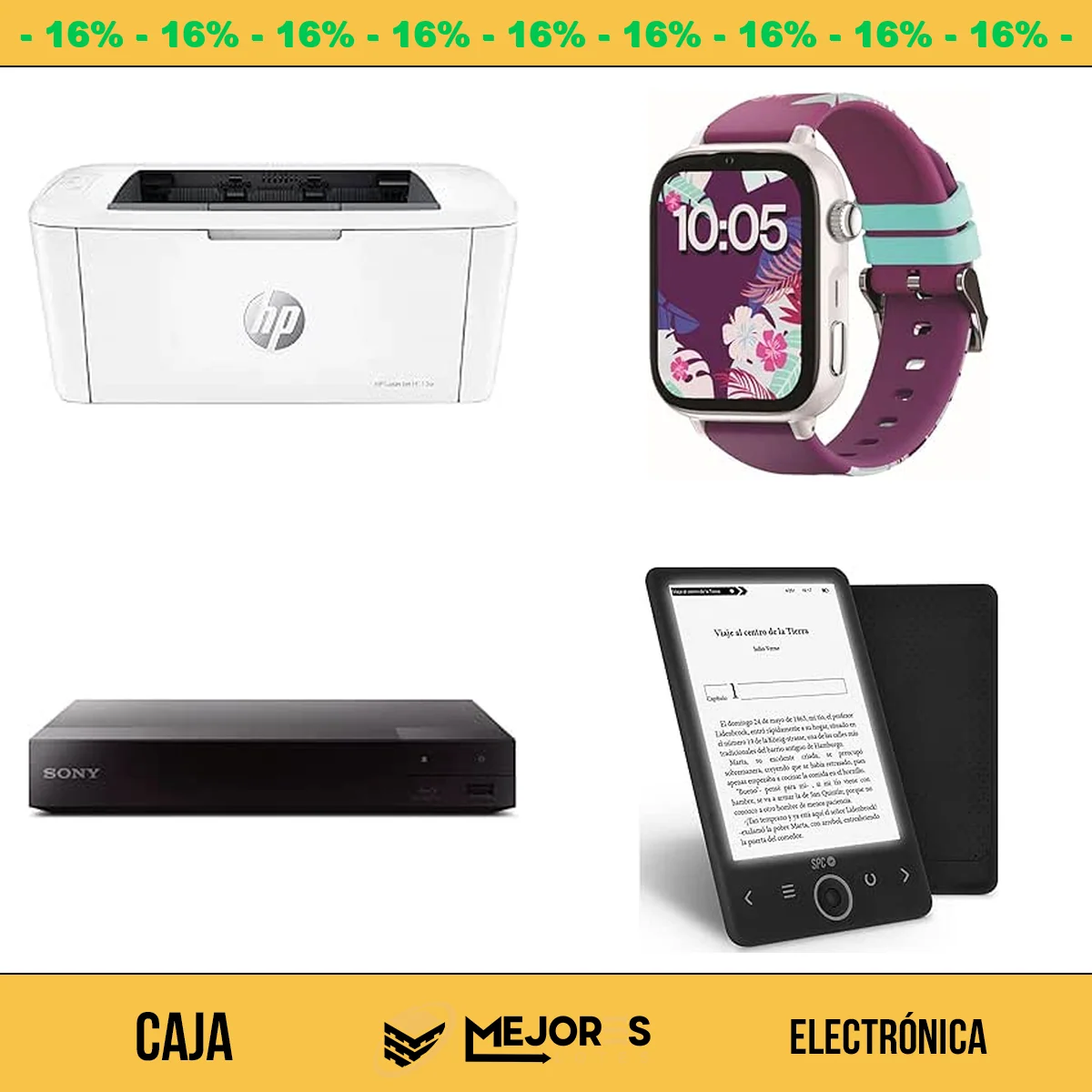 Caja de 44 Electrónica Sin Revisar