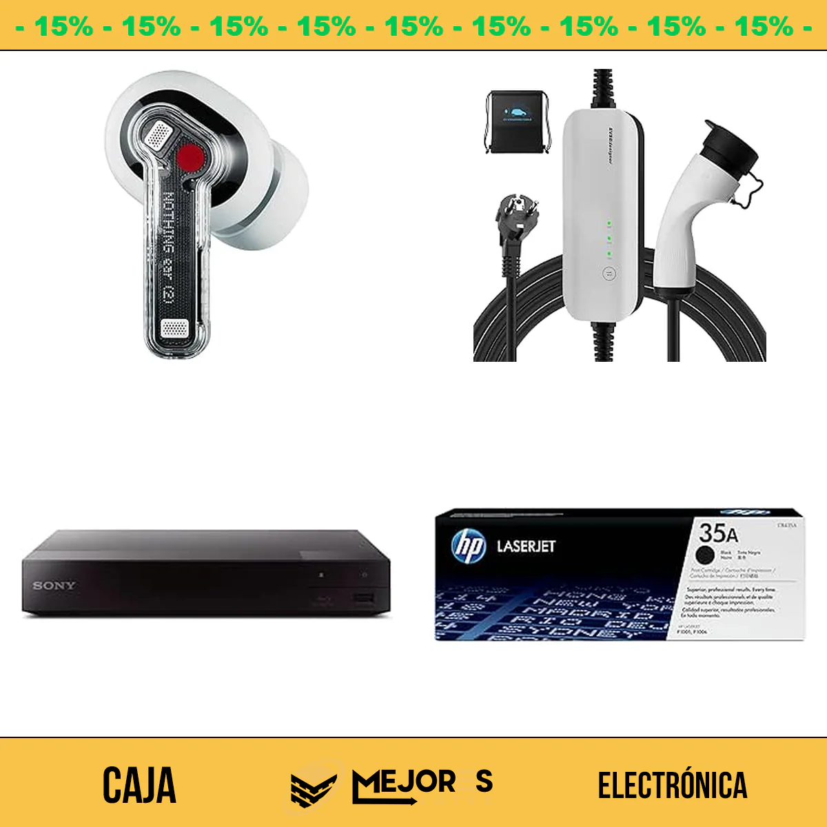 Caja de 88 Electrónicos Sin Revisar