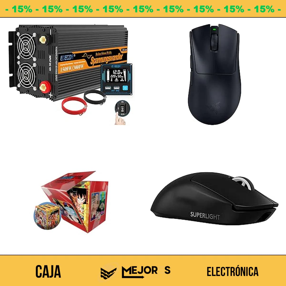 Caja de 75 Electrónica Sin Revisar