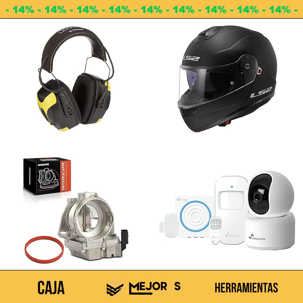 Caja de 61 Herramientas Sin Revisar