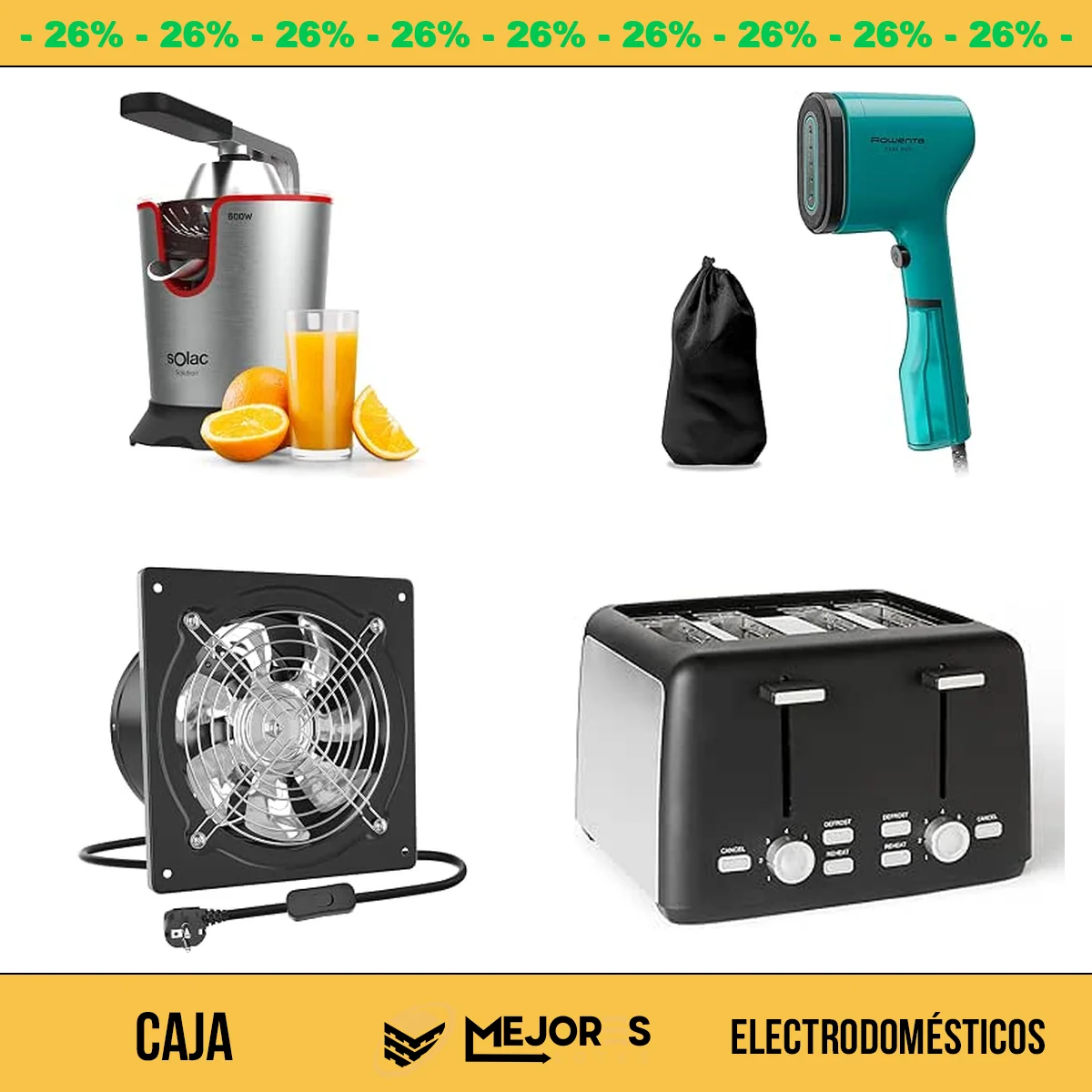 Caja de 15 Electrodomésticos Sin Revisar
