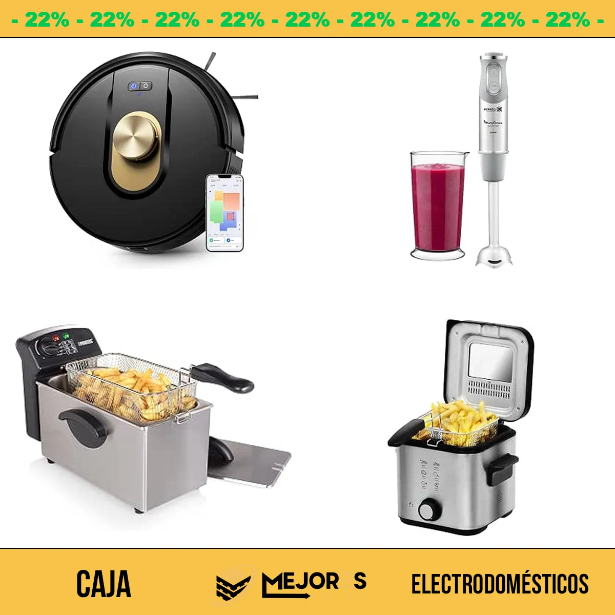 Caja de 16 Electrodomésticos Sin Revisar