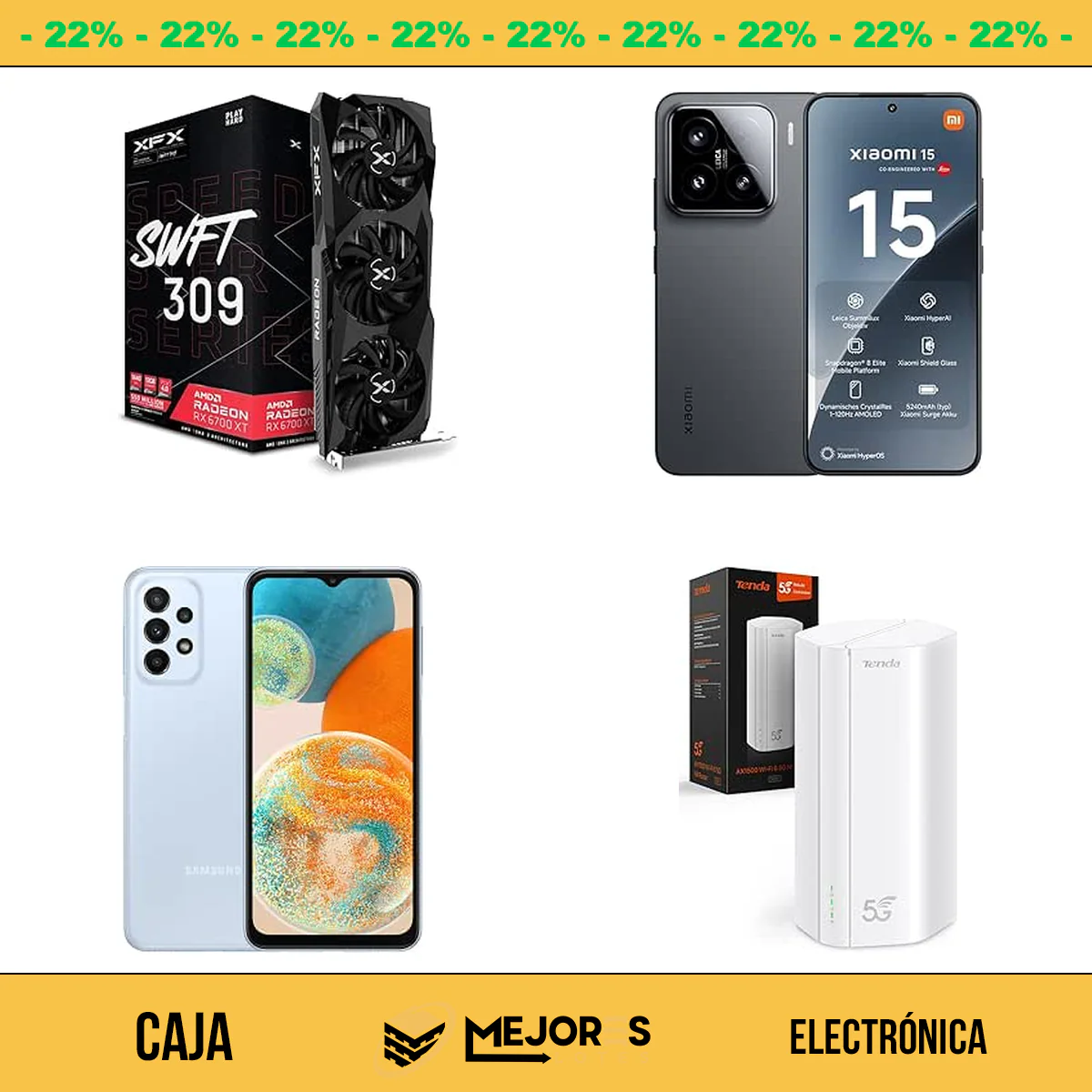 Caja de 53 Electrónica Sin Revisar