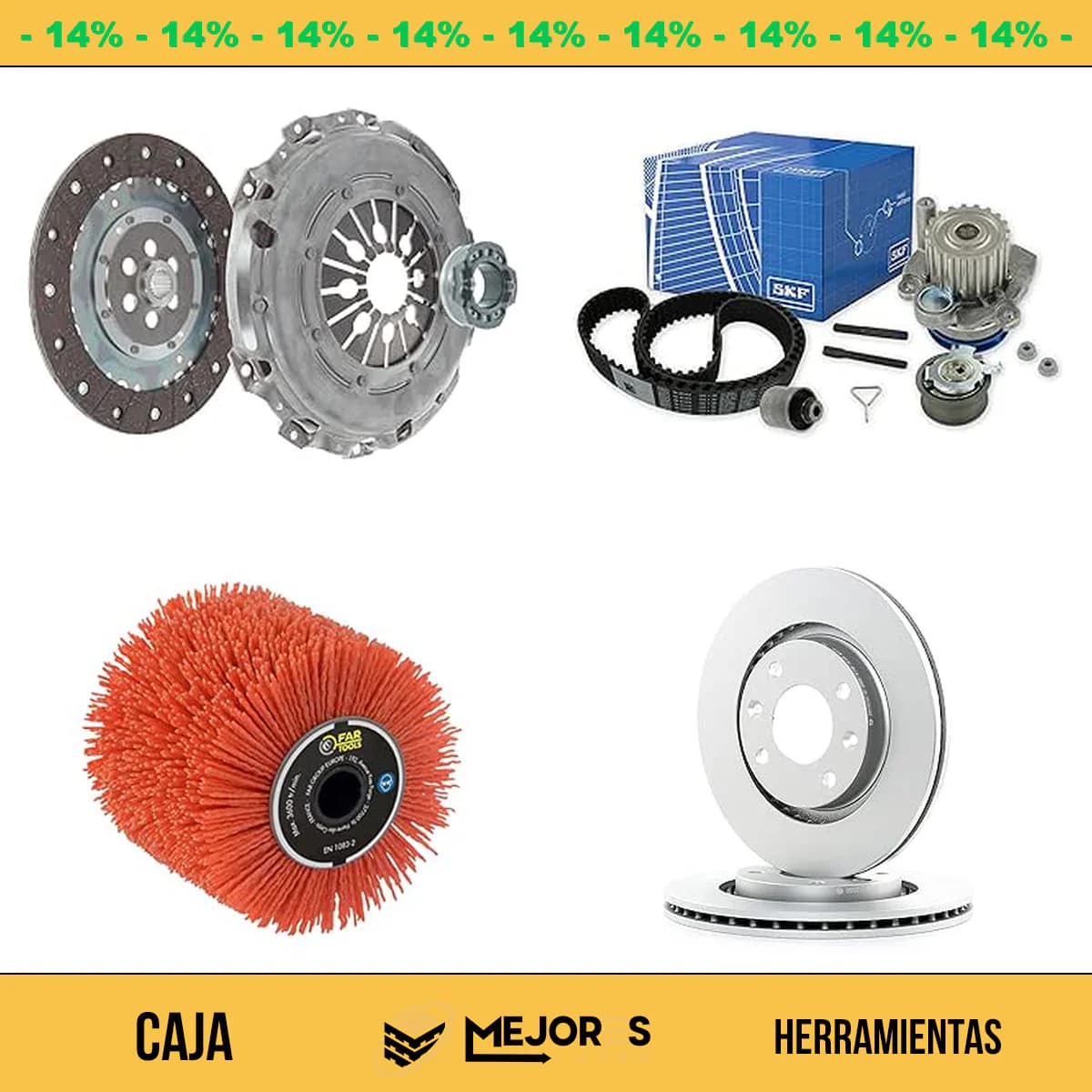 Caja de 57 Herramientas Sin Revisar