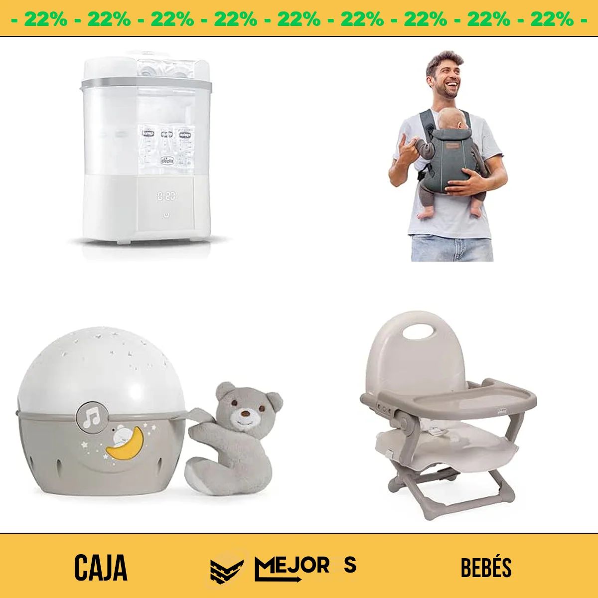 Caja de 27 Productos para Bebé Sin Revisar