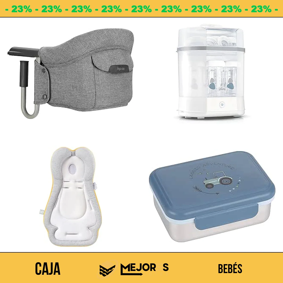 Caja de 25 Productos para Bebé Sin Revisar