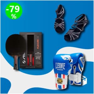 Caja de 43 productos de Deporte y Ropa sin revisar