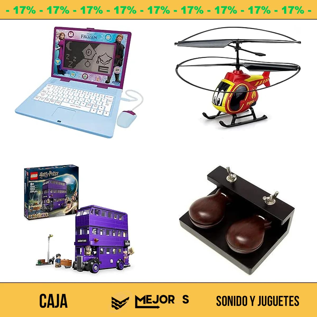 Caja de 45 Items Sin Revisar, Sonido y Juguetes, Lote #spW83P8882B