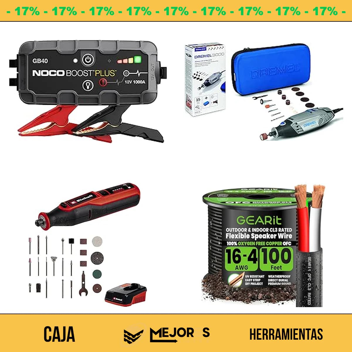 Caja de 36 Herramientas Sin Revisar