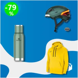 Caja de 43 productos de Deporte y Ropa sin revisar