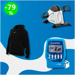 Caja de 34 productos de Deporte y Ropa sin revisar