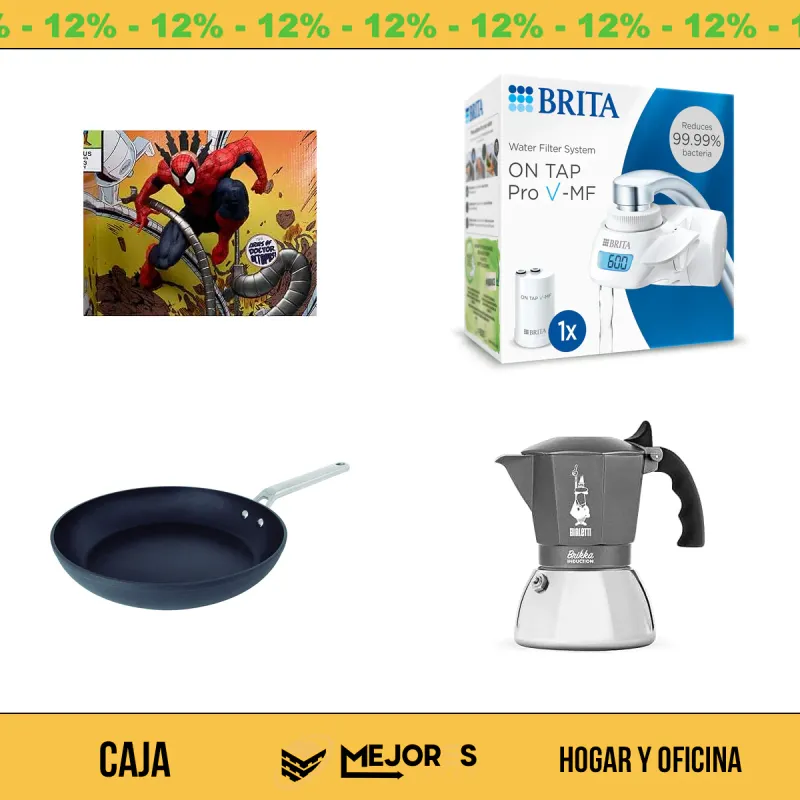 Caja de 25 Items Sin Revisar, Hogar y Oficina