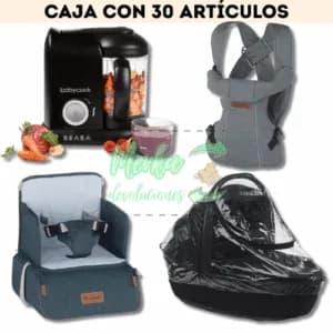 Caja de 30 Artículos de Bebé Sin Revisar