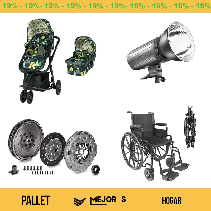 Pallet de 15 Items Sin Revisar, Hogar