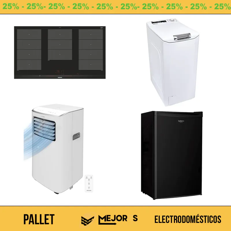 Pallet de 4 Electrodomésticos Sin Revisar