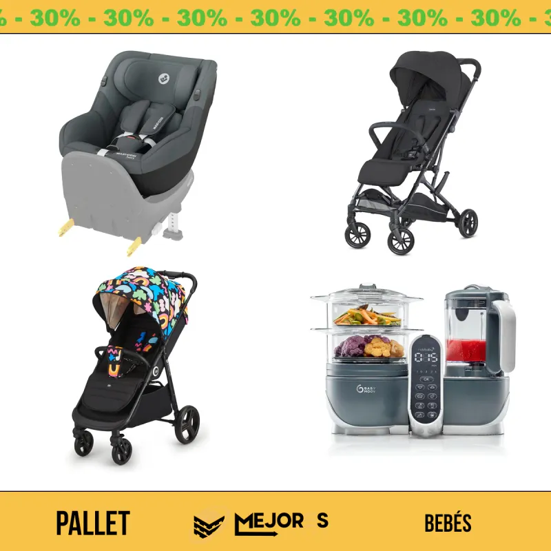 Pallet de 21 Artículos de Bebé Sin Revisar