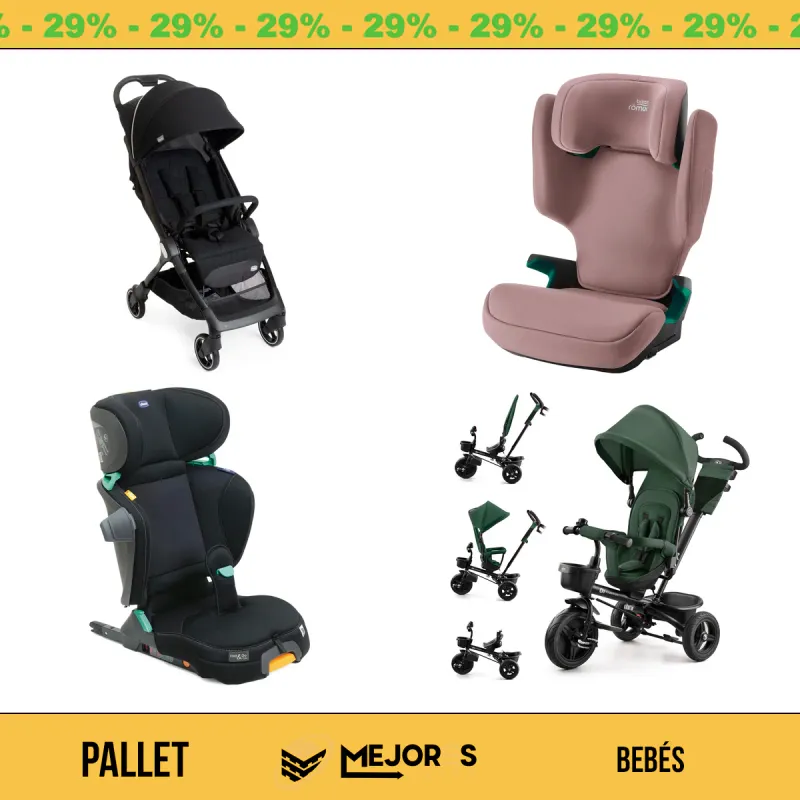 Pallet de 21 Items Sin Revisar, Bebés