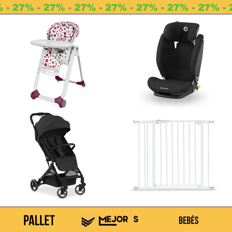 Pallet de 24 Artículos Sin Revisar, Bebés