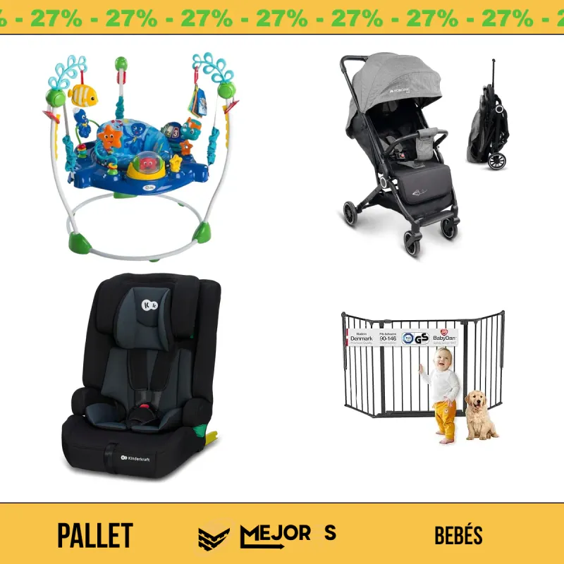Pallet de 20 Artículos para Bebés Sin Revisar