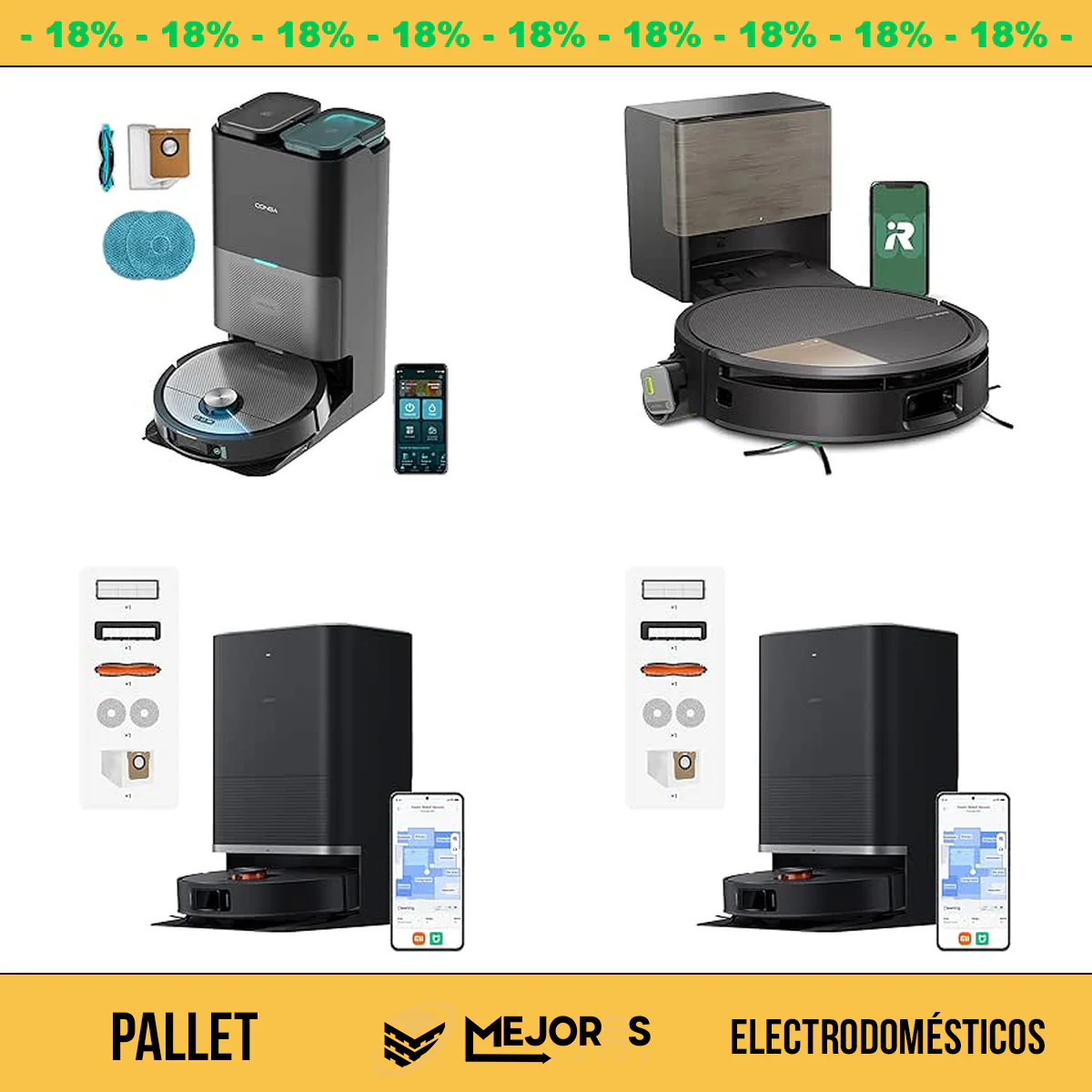 Pallet de 7 Electrodomésticos Sin Revisar