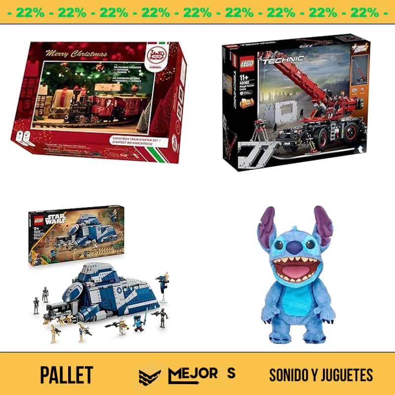 Pallet de 31 Items Sin Revisar, Sonido y Juguetes