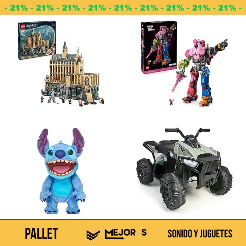 Pallet de 29 Items Sin Revisar, Sonido y Juguetes