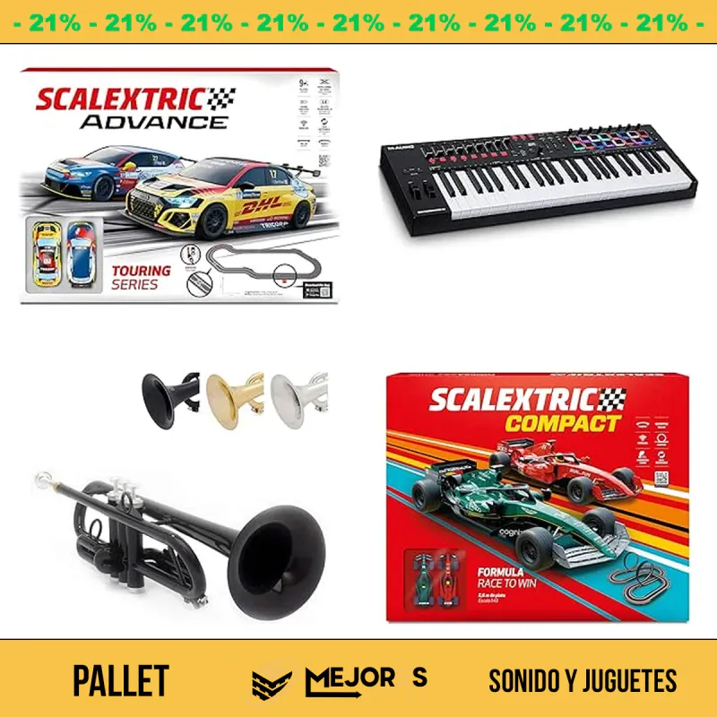 Pallet de 33 Items Sin Revisar, Sonido y Juguetes